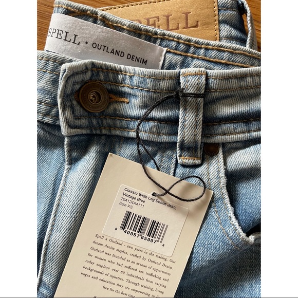 SOLD ~ Spell X Outland Denim Classic Wide Leg - Picture 3 of 5